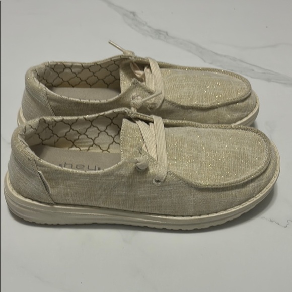 Hey Dude Beige Casual Loafers - Picture 2 of 5
